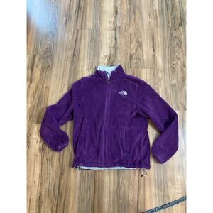 The North Face Osito fleece Full Zip Womens Purple Jacket Sz Small